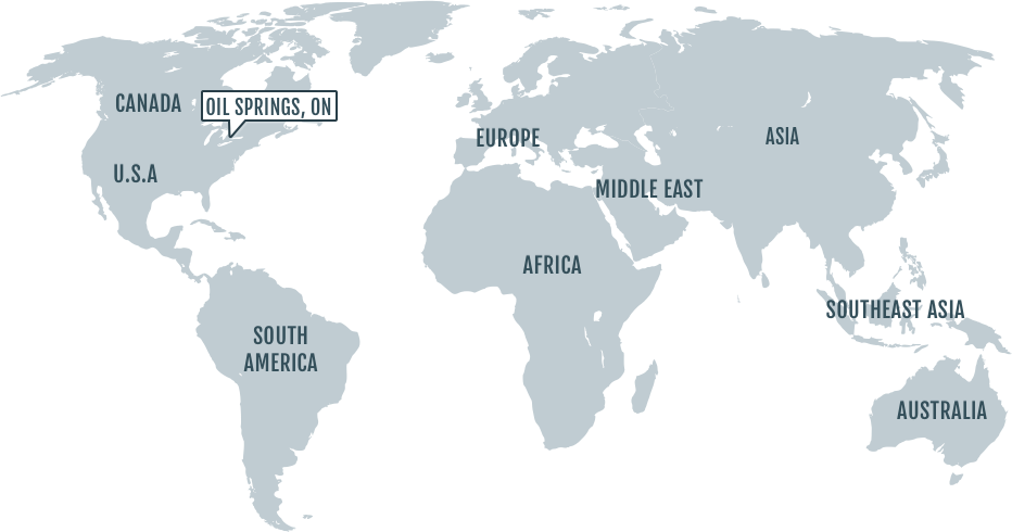 Continents map