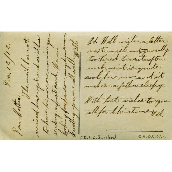 Back of the Postcard